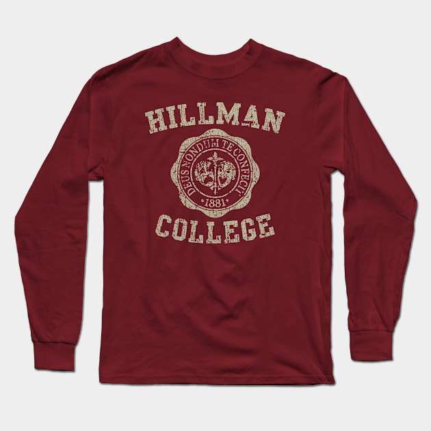 HILMAN COLLAGE 1881 - RETRO STYLE Long Sleeve T-Shirt by lekhartimah